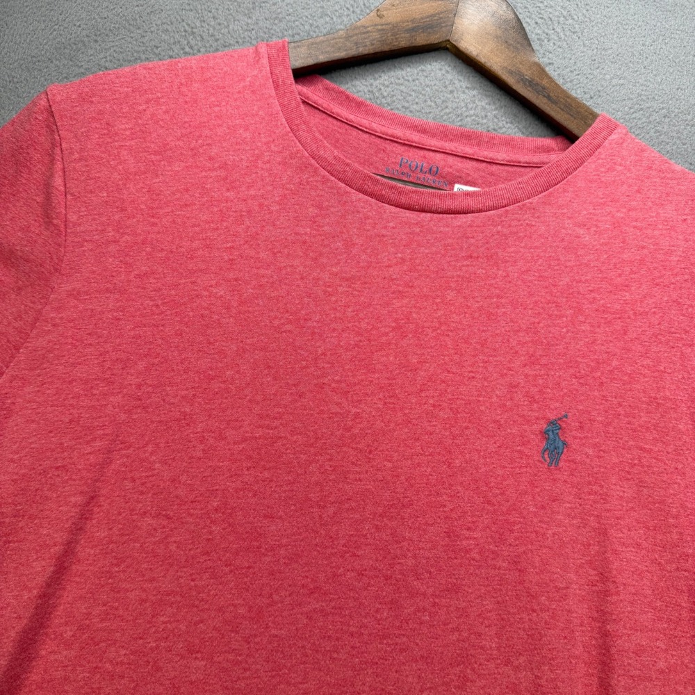 Polo Ralph Lauren Custom Slim Fit T-Shirt Mens M Red Short Sleeve Pony Preppy